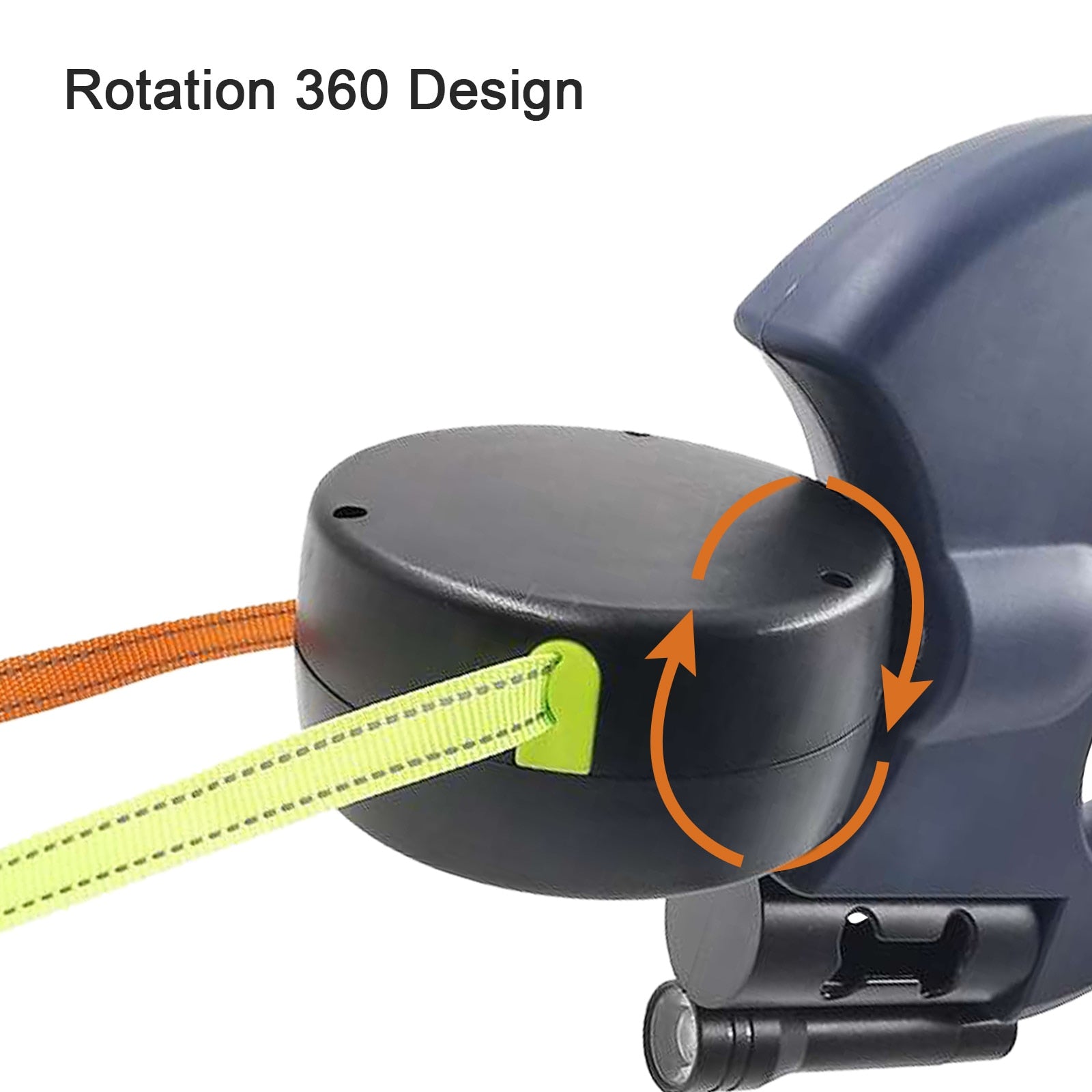 Retractable Dual Dog Leash – Tangle-Free, Reflective & LED Light for Safe Walks