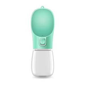 800ml Leakproof Dog Water Bottle with Foldable Bowl – Perfect for Golden Retrievers & Outdoor Adventures