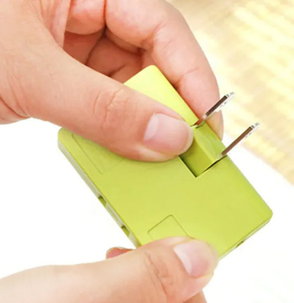 180° Rotating Power Plug Converter – Ultimate Space-Saver & Convenience Upgrade!