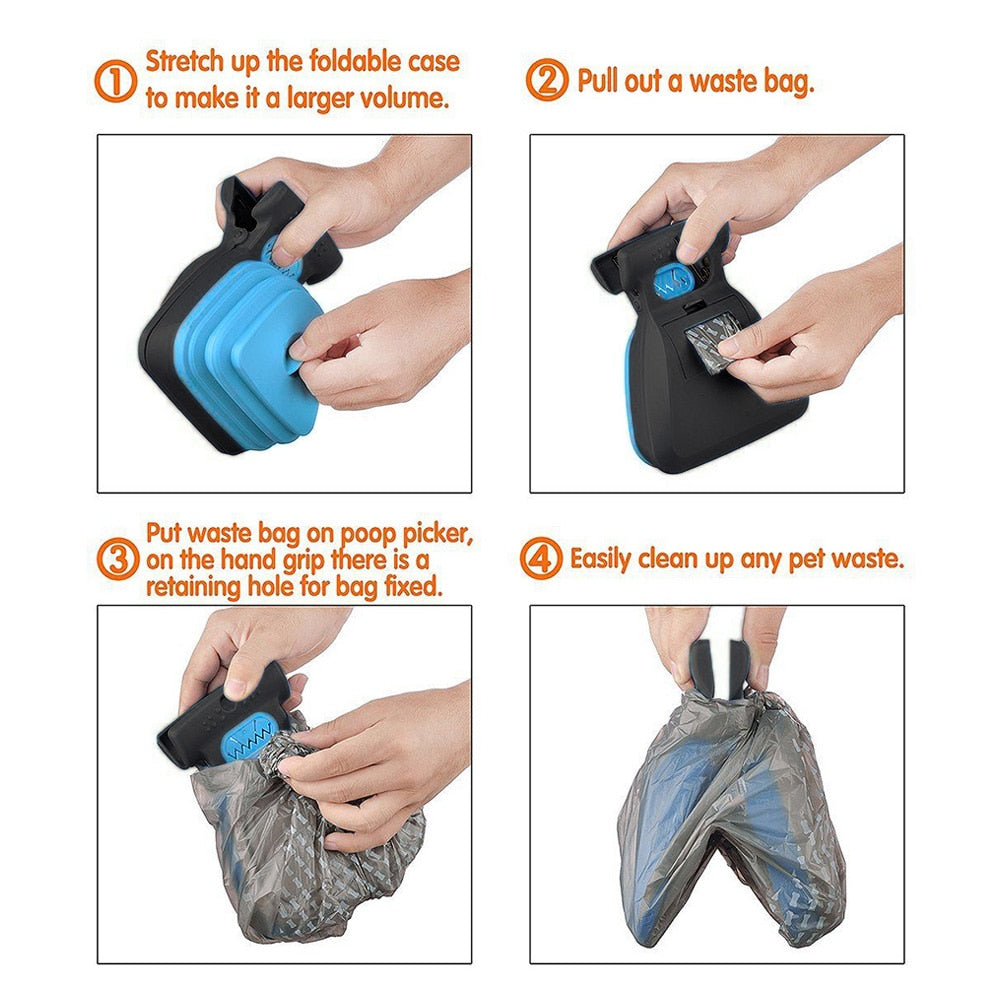 Portable Foldable Pet Waste Scooper – Hands-Free, Hassle-Free Cleanups 🐾