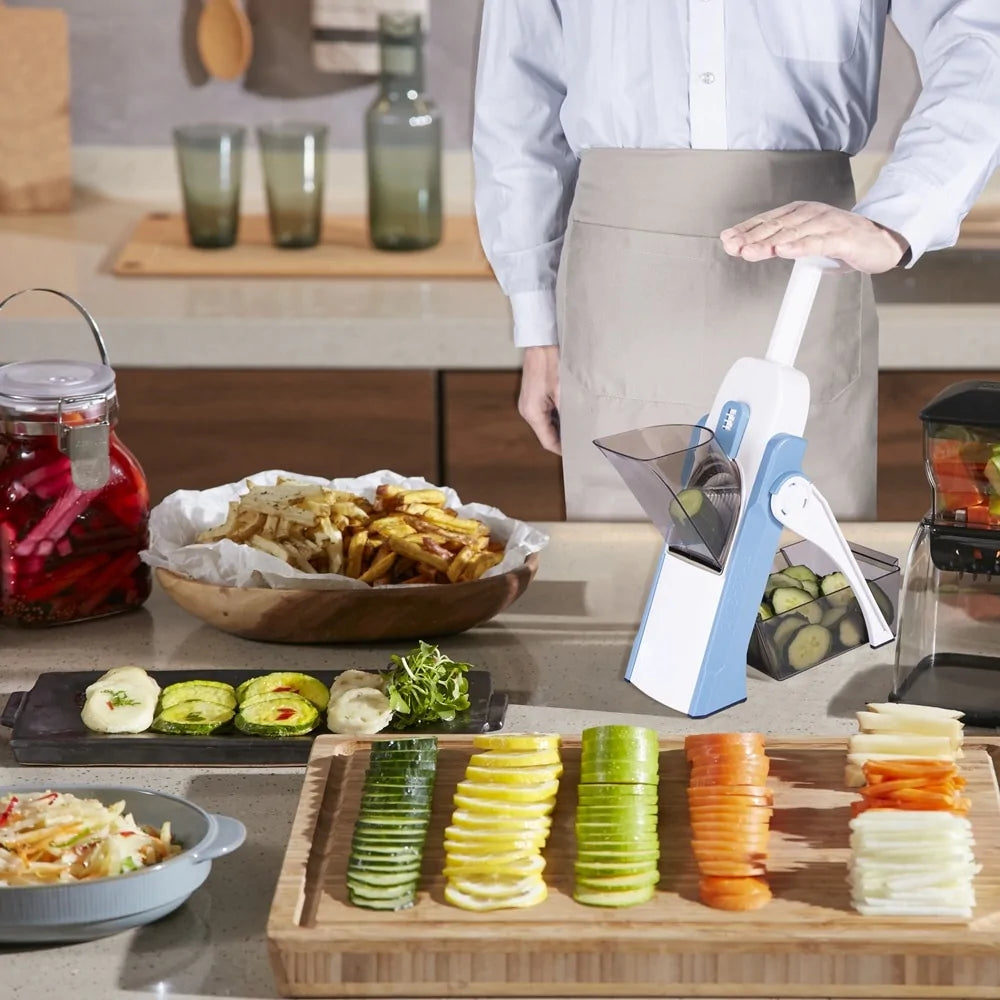Ultimate 4-in-1 Kitchen Slicer – Slice, Dice, Chop & More in Seconds!